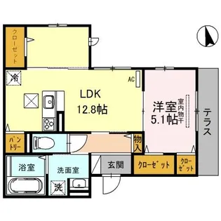 コンフォール甲子園口【2階】の間取り