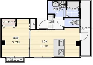 MT・夙川【2階】の間取り