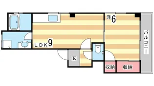 エトワール王子【4階】の間取り