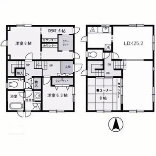 西宮サニーヒルズ【1階】の間取り