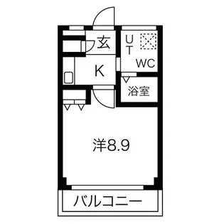 ビューテラス岡本【1階】の間取り