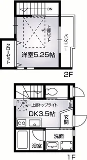 兵庫県神戸市灘区篠原本町1丁目【テラスハウス】の間取り