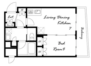 ブランシエスタ西宮【4階】の間取り