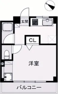 甲南ハイツ【3階】の間取り