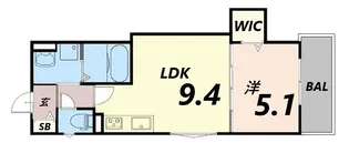 クリエオーレ東園田町?【1階】の間取り