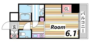 Kitano Flats Plus【2階】の間取り