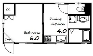 松本ハイツ【1階】の間取り