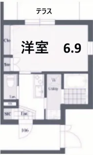 Ke Ola HouII【1階】の間取り