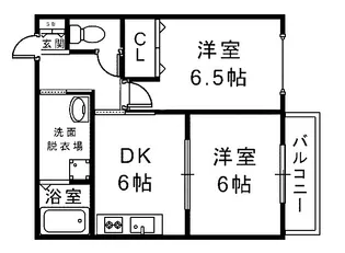 ハーモニーYM【2階】の間取り