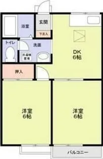 ビビエンダ甲東【1階】の間取り