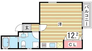 DECOLA ASHIYA【4階】の間取り
