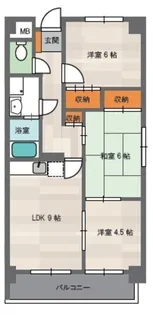 メゾン共栄【7階】の間取り