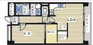 ユーレジデンス武庫川(旧アプリーレ武庫川)【4階】の間取り