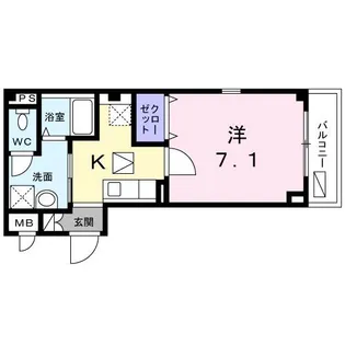 ネオメゾン【2階】の間取り
