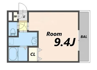 コージープレイス尼崎【1階】の間取り
