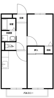 ハイム桜谷I【2階】の間取り