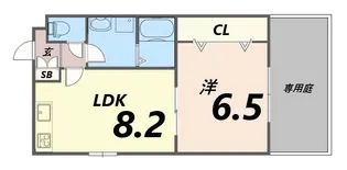 ロータスコート?【1階】の間取り