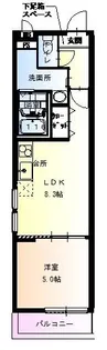 フジパレス西宮西福町【1階】の間取り