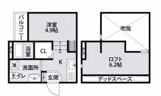 1Kの間取り画像