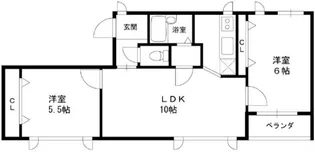 サンロイヤル神垣【1階】の間取り