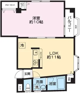 横山ビル【3階】の間取り
