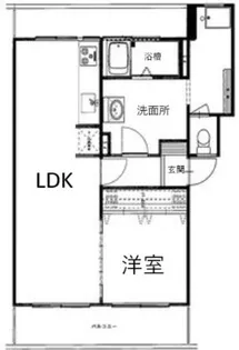 芦屋東山プリンス【4階】の間取り