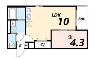 Rich Leaf2【1階】の間取り