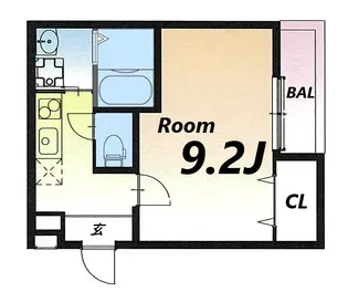 フジパレス尼崎ガーデン【2階】の間取り