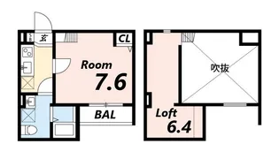 Across【1階】の間取り