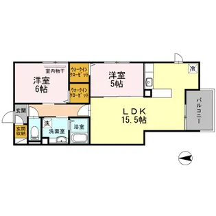 ピケルーナ西宮北口【3階】の間取り