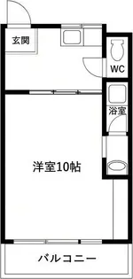 シャトルヨネ【5階】の間取り