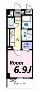 ラッフィナート フィオーレ【2階】の間取り