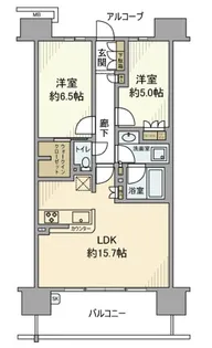 クラッシィハウス尼崎GRAND PLACE【7階】の間取り