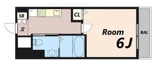 NEW尼崎【4階】の間取り