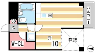 ホープ芦屋【2階】の間取り
