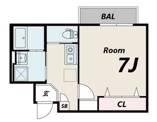 ALEGRIA武庫之荘【2階】の間取り
