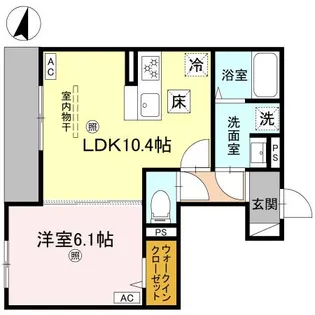 Meteor Grand【1階】の間取り