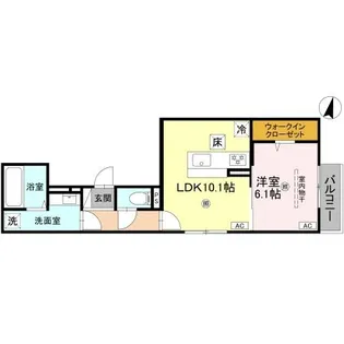 Meteor Grand【1階】の間取り