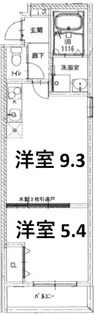 フジパレス津門中央公園II番館【1階】の間取り