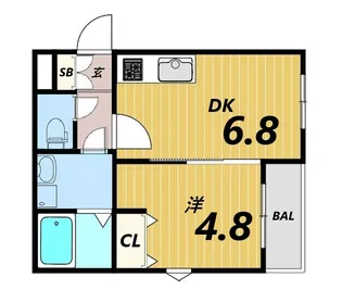 La-Crea塚口本町【3階】の間取り