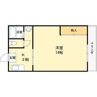 手塚マンション【1階】の間取り