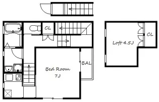 グランメール魚崎【2階】の間取り