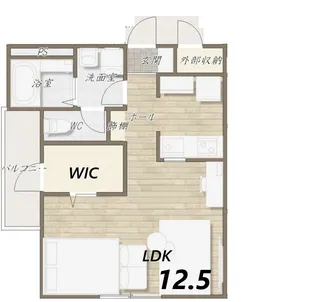 Glanz Court John立花町【2階】の間取り