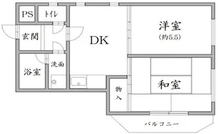 メゾン北村【2階】の間取り