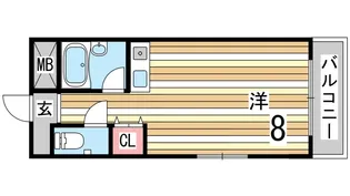 ドウェル本山【2階】の間取り