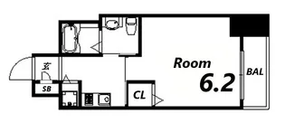 ファーストフィオーレ神戸元町【4階】の間取り