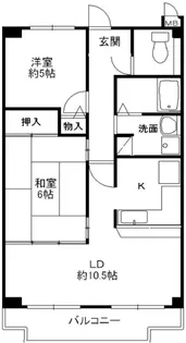 ストーク南塚口【4階】の間取り