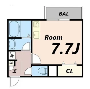 AILE南塚口V【2階】の間取り