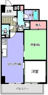 ルー・エーベル常光寺壱番館【5階】の間取り