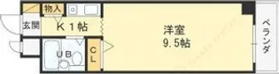 タケダビル95【9階】の間取り